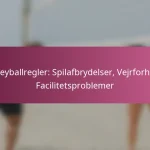 Volleyballregler: Spilafbrydelser, Vejrforhold, Facilitetsproblemer